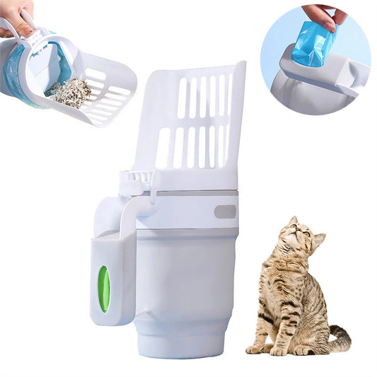 Upgrade Widen Cat Litter Shovel Scoop With Refill Bags - Pet Parade Point