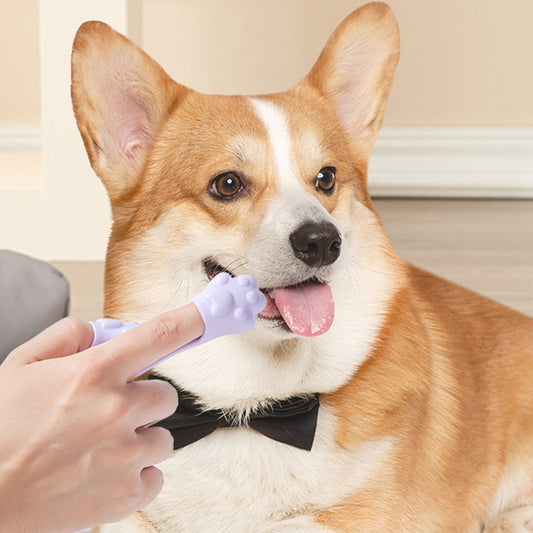 Dog Finger Toothbrush Small Dog Cleaning - Pet Parade Point