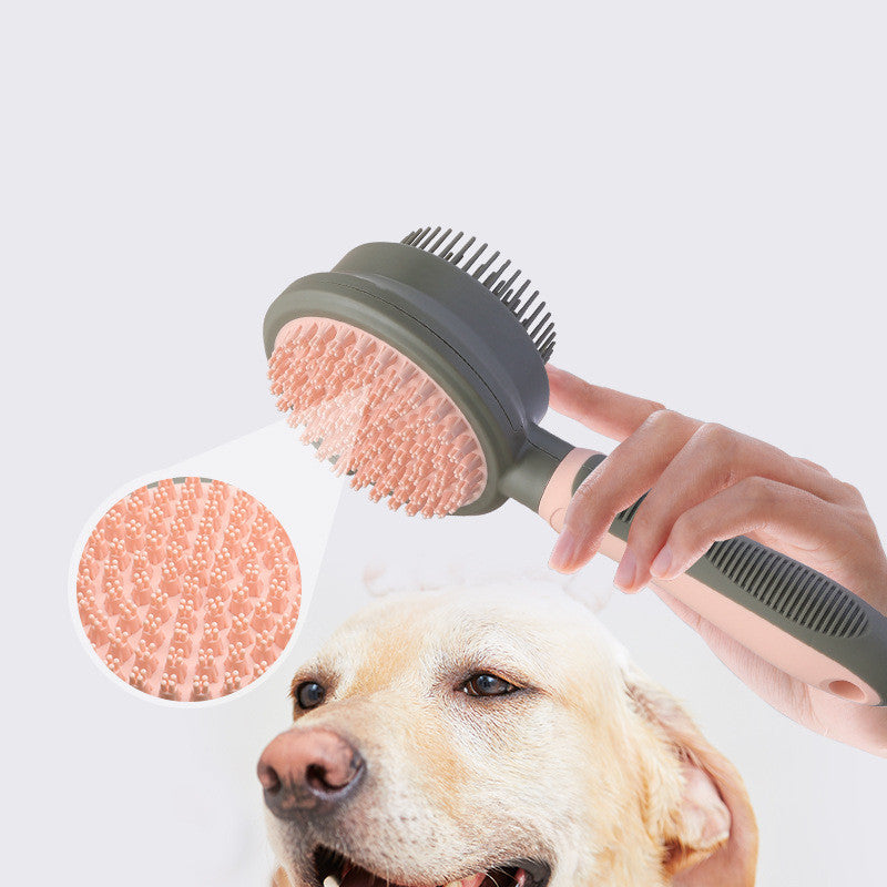 Pet Hair Removal Comb Cat Brush Self Cleaning - Pet Parade Point